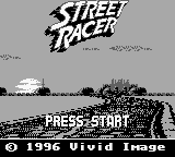 Street Racer (Japan) Title Screen
